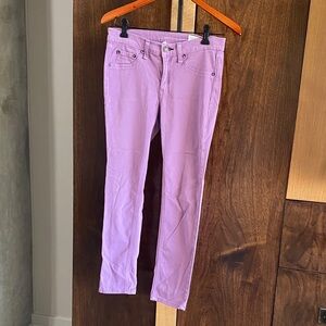 rag & bone Lavender Skinny Jean leggings size 27.